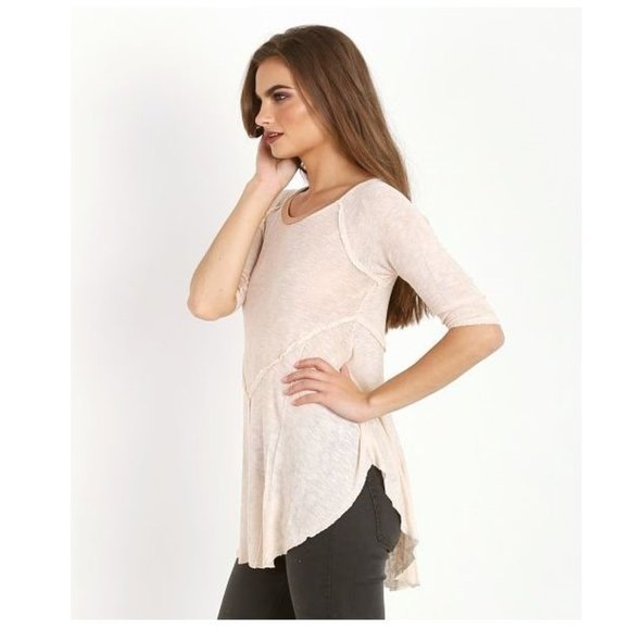 Free People Tops - 221 FREE PEOPLE Tea Weekends Layering Tee Tunic sz XS